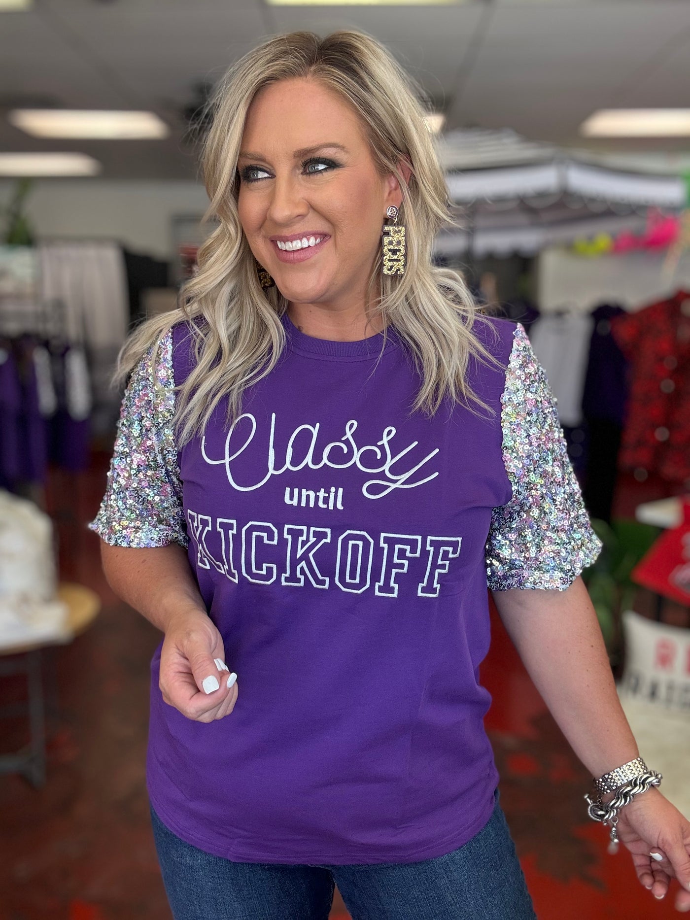 : CLASSY UNTIL KICKOFF - PURPLE :