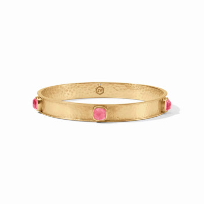 : CATALINA STONE BANGLE - PEONY PINK :