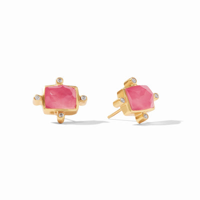 : CLARA STUD - PEONY PINK :