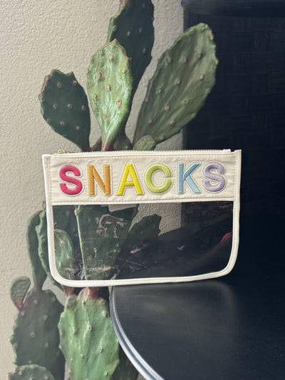 : SNACKS - CLEAR POUCH :