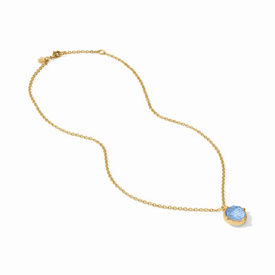 : HONEYBEE SOLITAIRE NECKLACE, CLEAR CRYSTAL :
