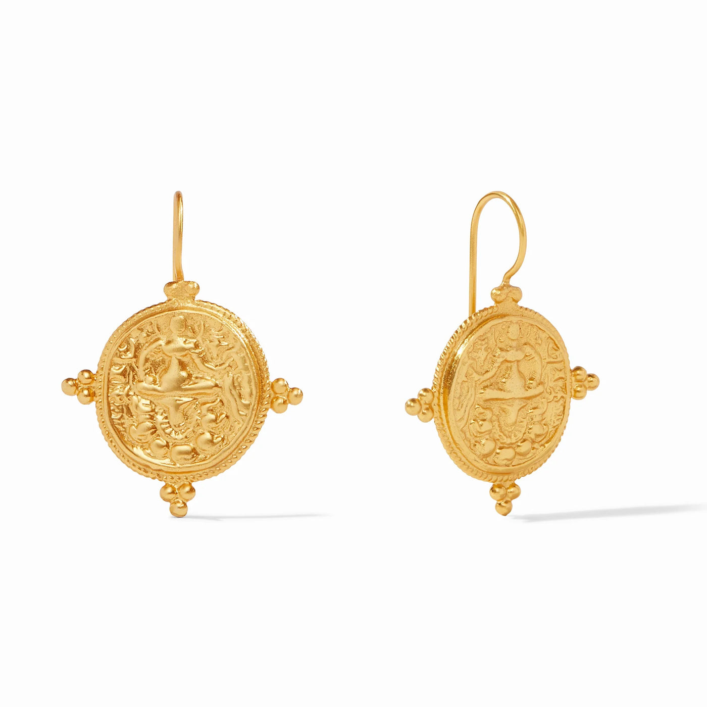 : QUATRO COIN EARRING :