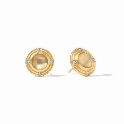 : ASTOR STONE STUD - CHAMPAGNE :